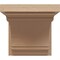 Ekena Millwork 6"W x 6"D x 6"H Wide Warren Rough Cedar Woodgrain TimberThane Corbel, Primed Tan CORUR06X06X06WARRCPR - alternate 5